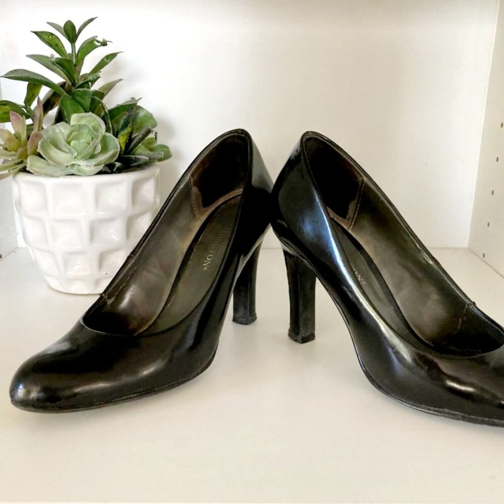 Classic Black Patent Pump by Worthington